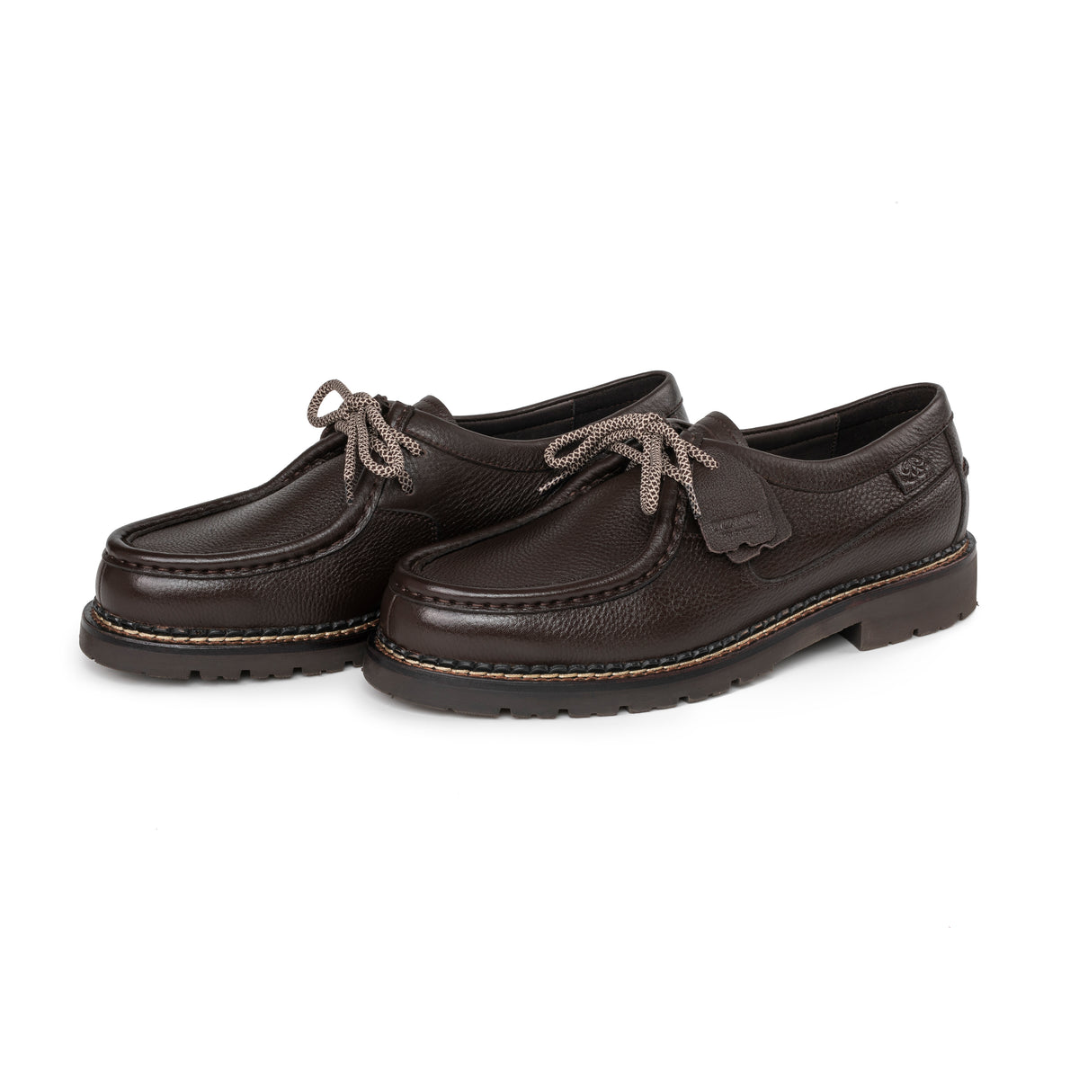 DYZZYMOTIF COWHIDE LEATHER DERBY