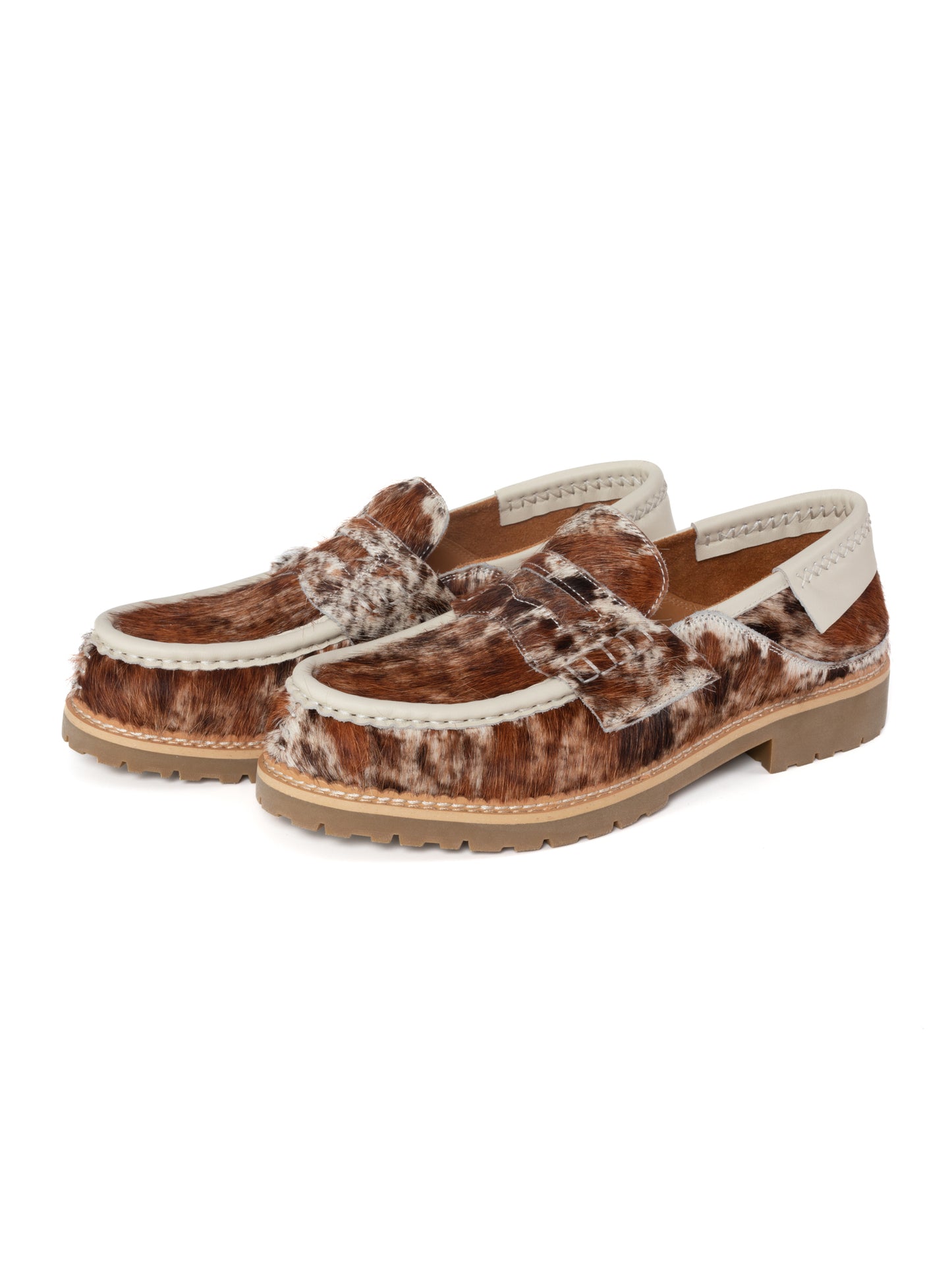DYZZYMOTIF HORSEHAIR LOAFER CAVALLINO
