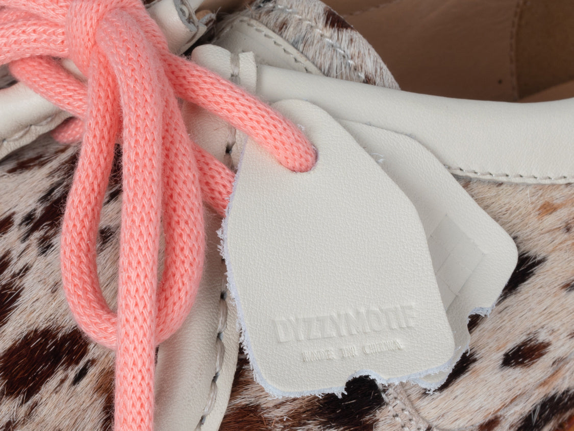 DYZZYMOTIF HORSEHAIR LEATHER DERBY