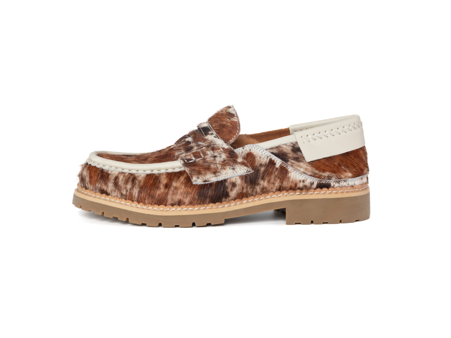 DYZZYMOTIF HORSEHAIR LOAFER CAVALLINO