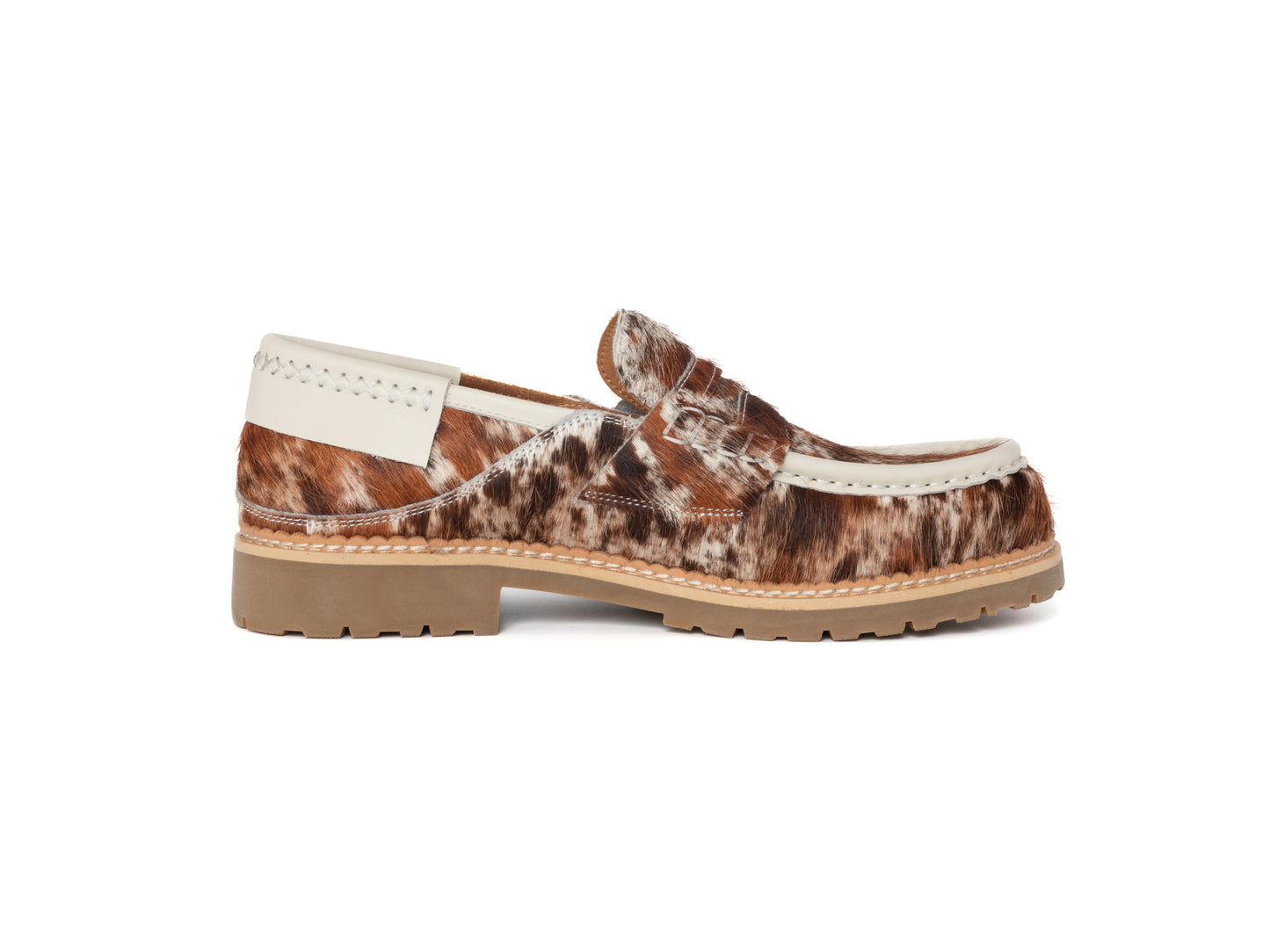 DYZZYMOTIF HORSEHAIR LOAFER CAVALLINO