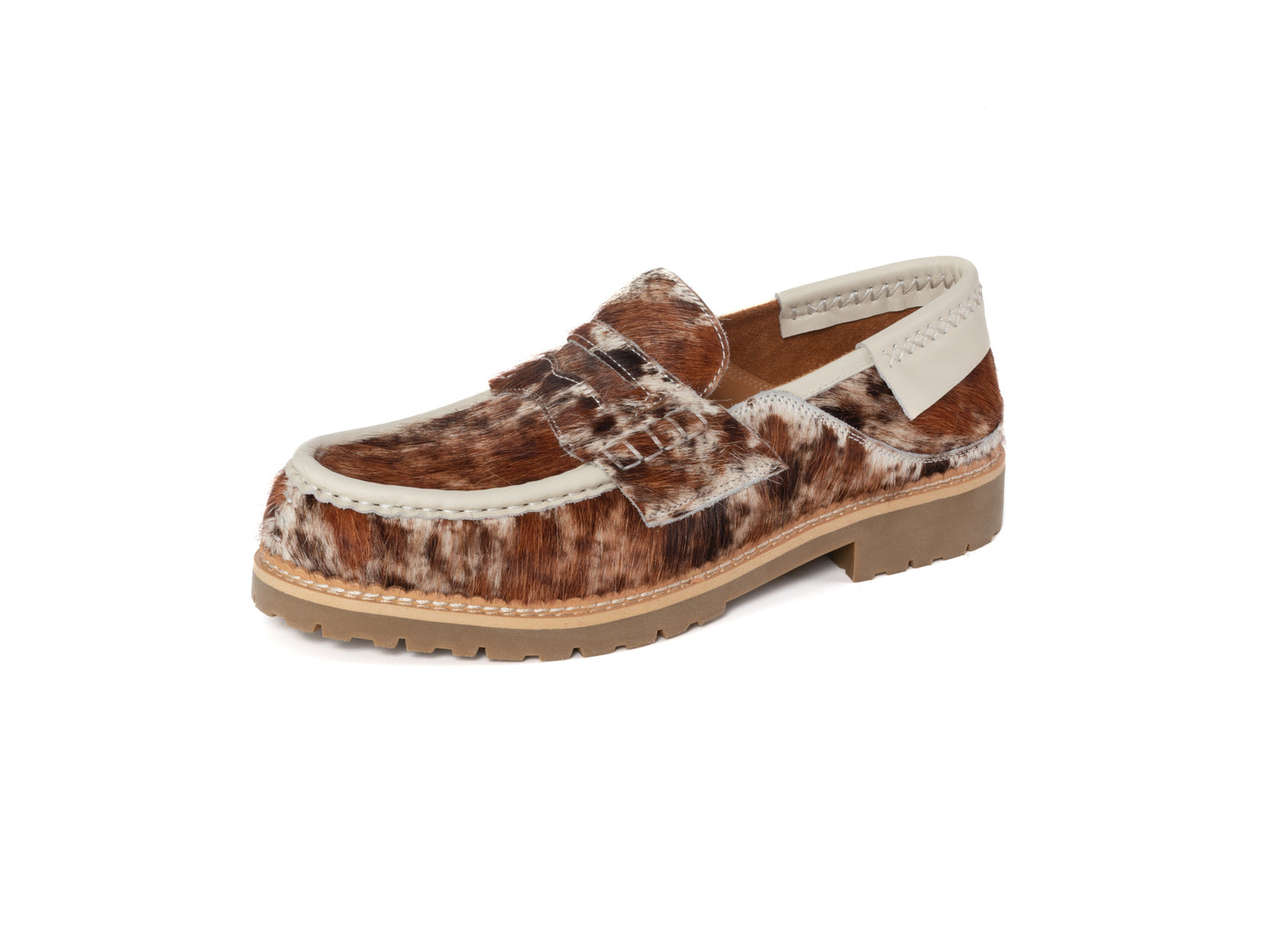 DYZZYMOTIF HORSEHAIR LOAFER CAVALLINO