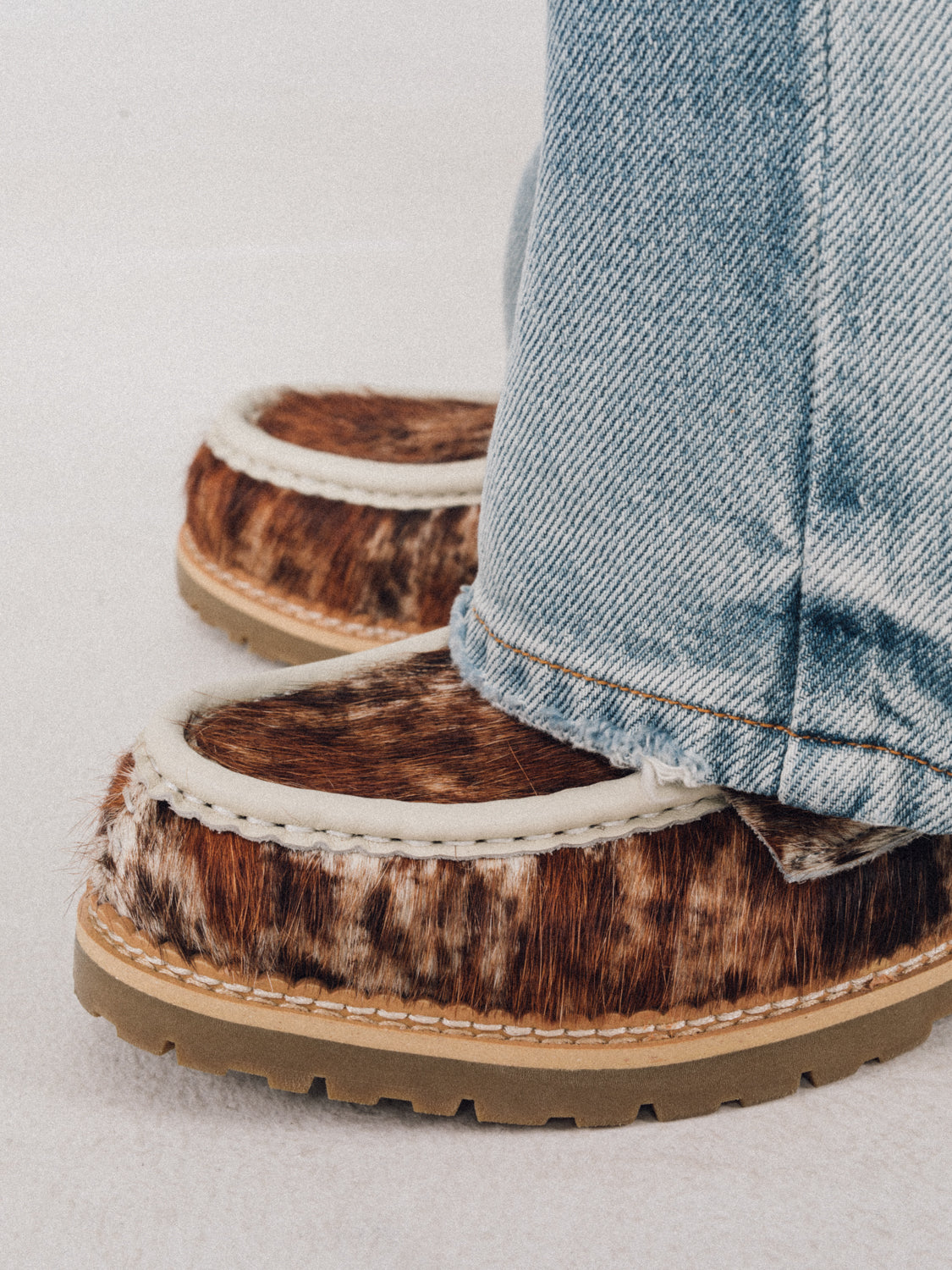 DYZZYMOTIF HORSEHAIR LOAFER CAVALLINO