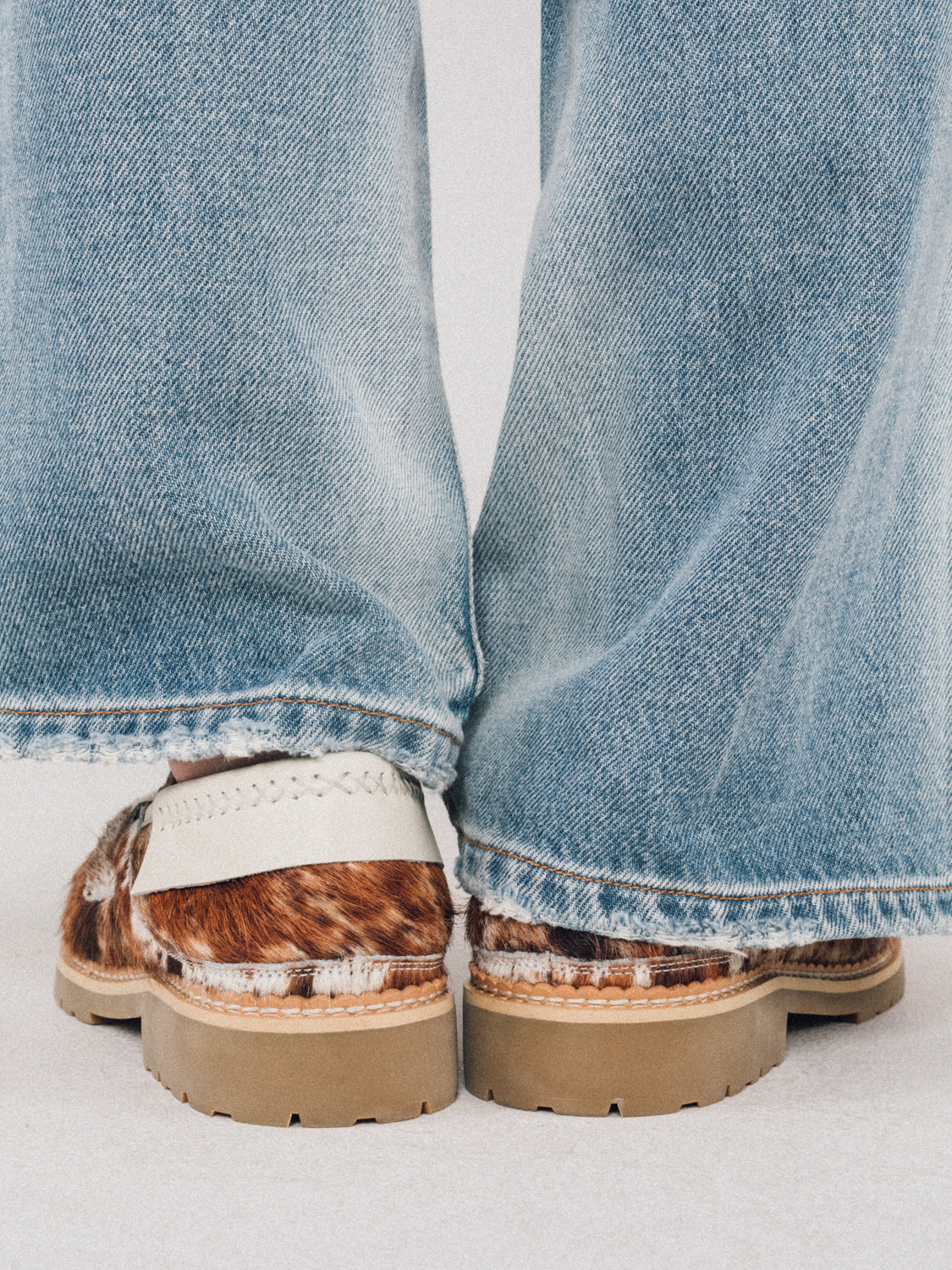 DYZZYMOTIF HORSEHAIR LOAFER CAVALLINO