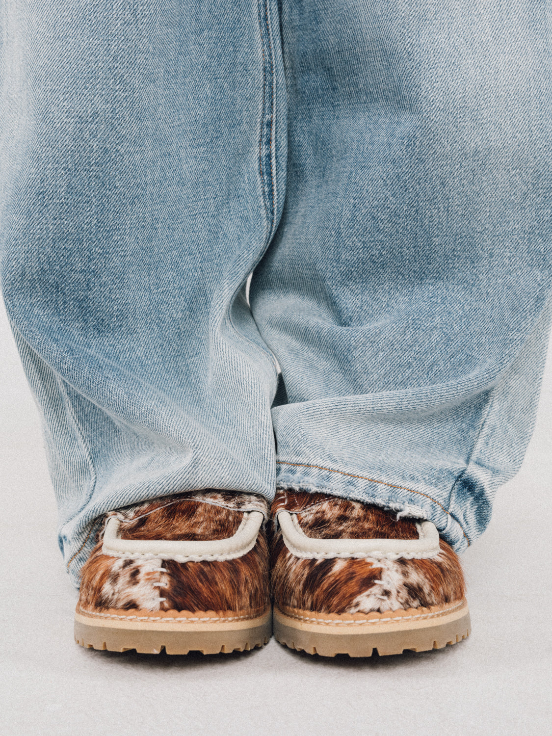 DYZZYMOTIF HORSEHAIR LOAFER CAVALLINO