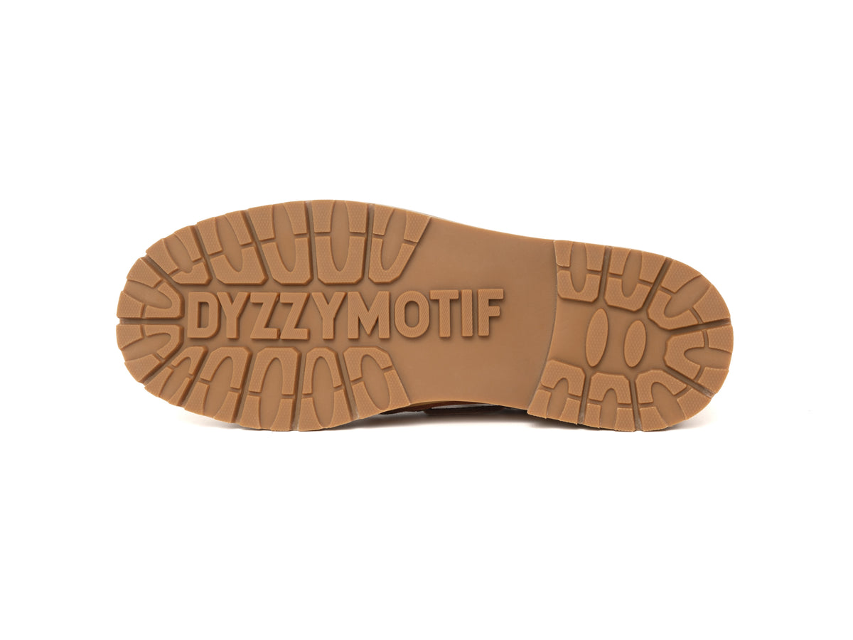 DYZZYMOTIF SUEDE LEATHER BOAT LOAFER HARBOR TASSEL