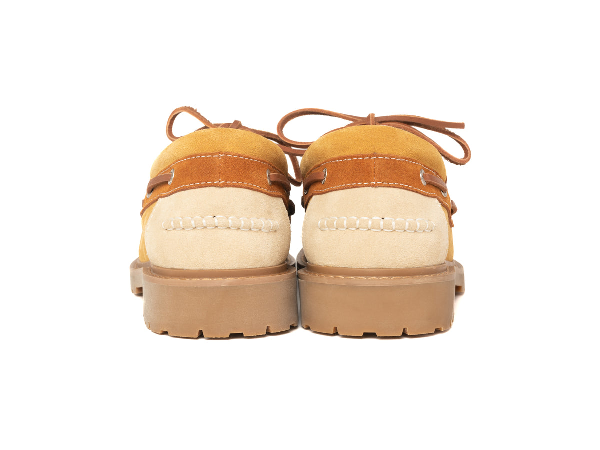 DYZZYMOTIF SUEDE LEATHER BOAT LOAFER HARBOR TASSEL