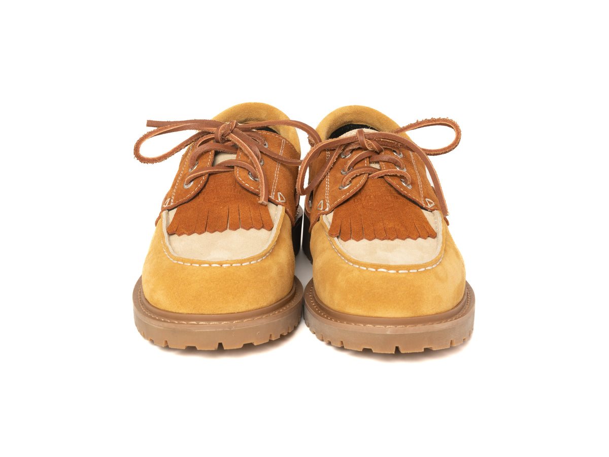 DYZZYMOTIF SUEDE LEATHER BOAT LOAFER HARBOR TASSEL