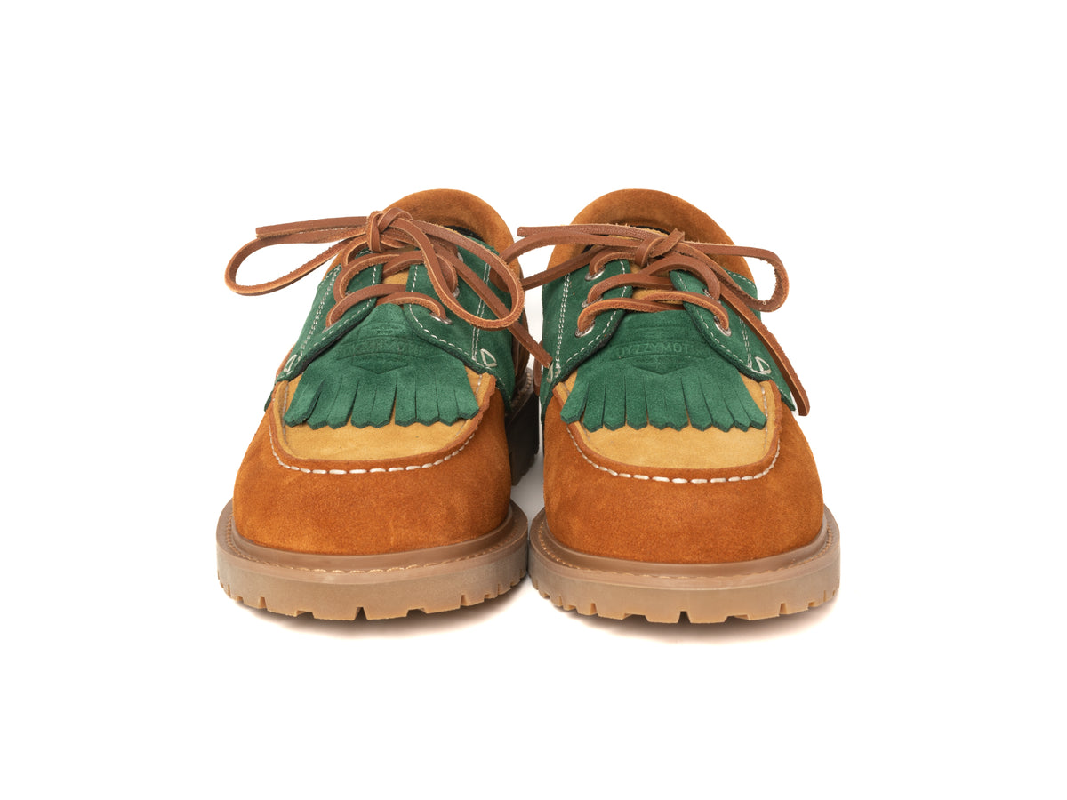DYZZYMOTIF SUEDE LEATHER BOAT LOAFER HARBOR TASSEL