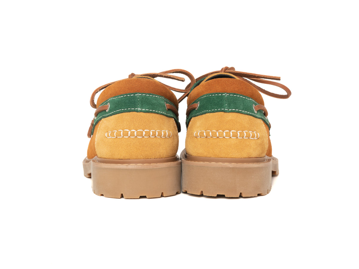 DYZZYMOTIF SUEDE LEATHER BOAT LOAFER HARBOR TASSEL