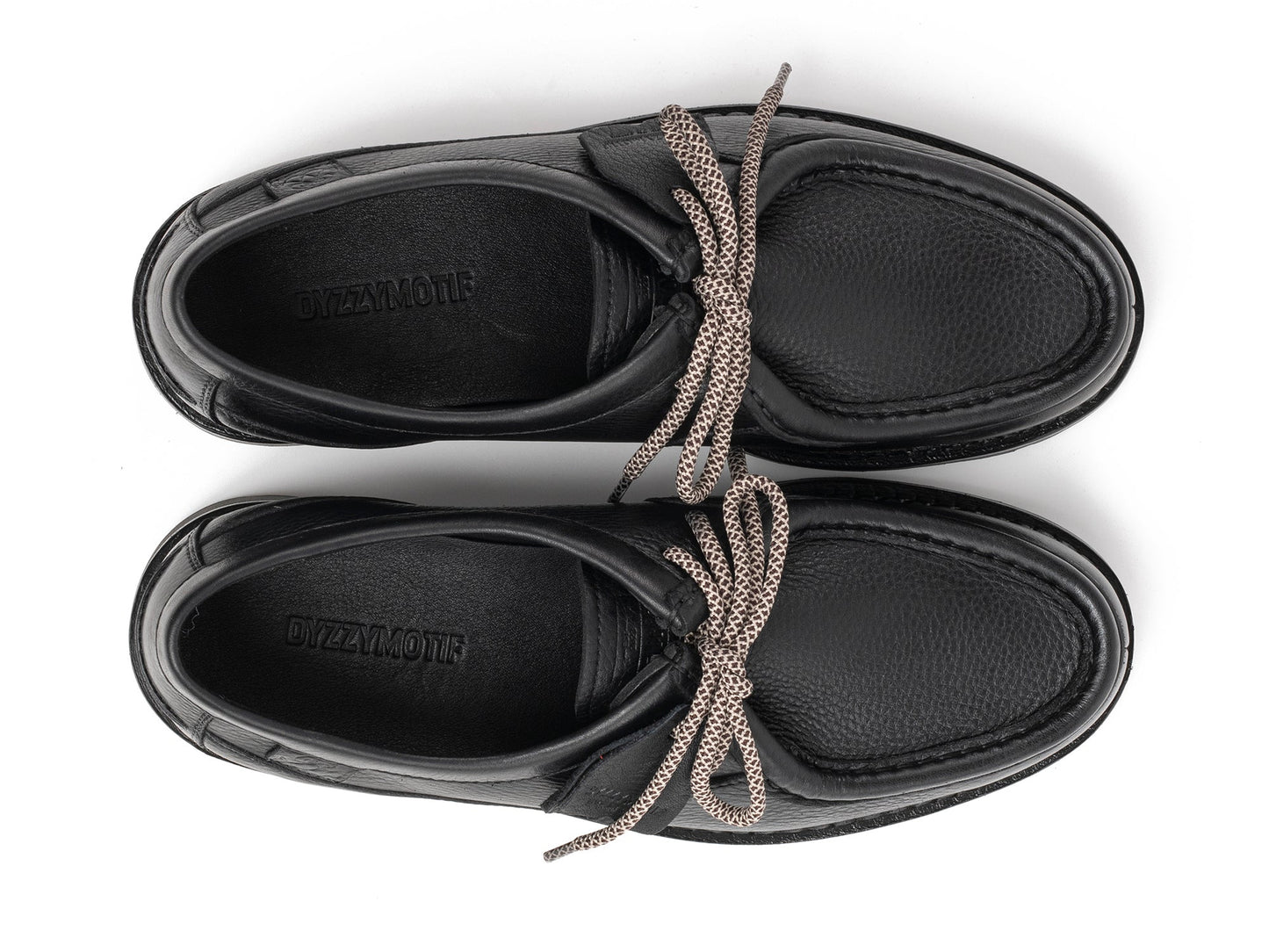 DYZZYMOTIF COWHIDE LEATHER DERBY