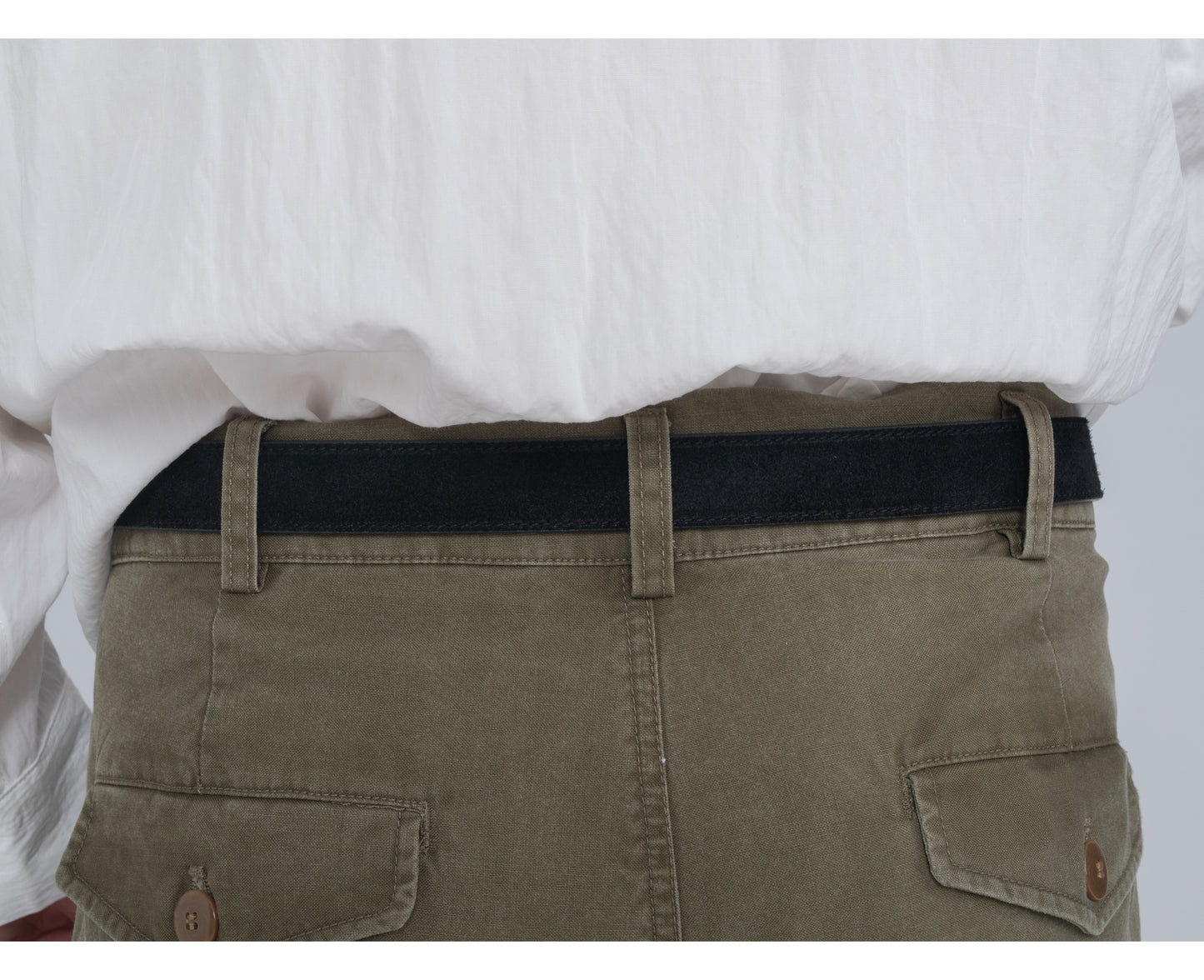 DYZZYMOTIF SUEDE LEATHER BELT