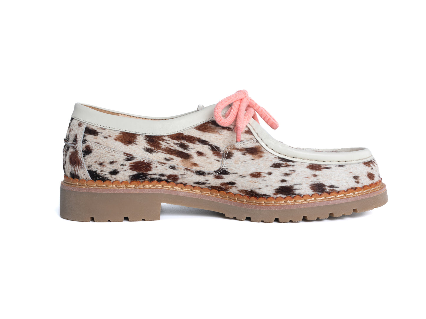 DYZZYMOTIF HORSEHAIR LEATHER DERBY