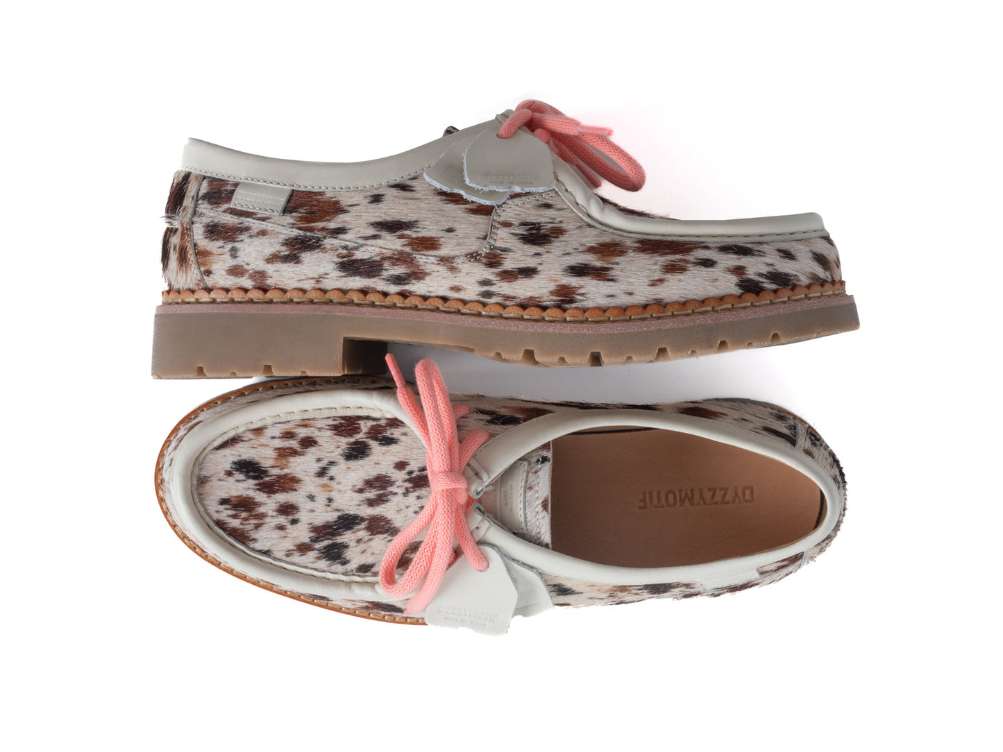 DYZZYMOTIF HORSEHAIR LEATHER DERBY